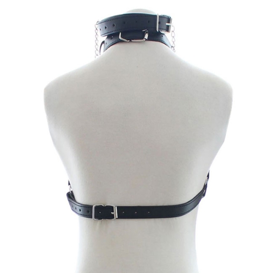 Портупея Notabu с кляпом и зажимами