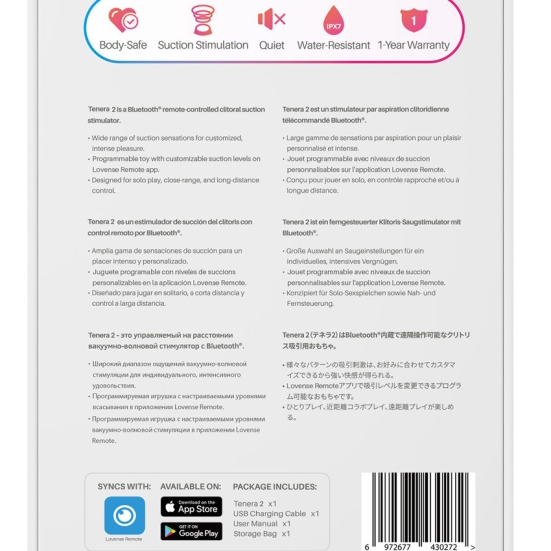 Стимулятор Lovense Tenera 2